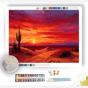 DESERT SUNSET - Paint by Numbers Full Kit