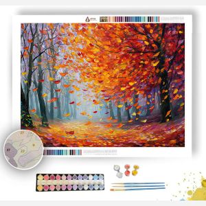 FALLING LEAVES - Paint by Numbers Full Kit