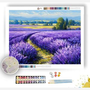 FIELDS OF LAVENDER - Paint by Numbers Full Kit