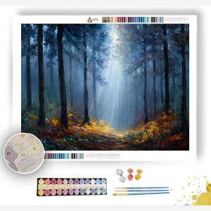 FOGGY WOODS - Paint by Numbers Full Kit