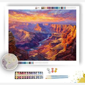 GRAND CANYON SUNRISE - Paint by Numbers Full Kit