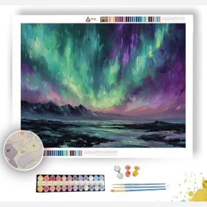 ICELANDIC NORTHERN LIGHTS - Paint by Numbers Full Kit
