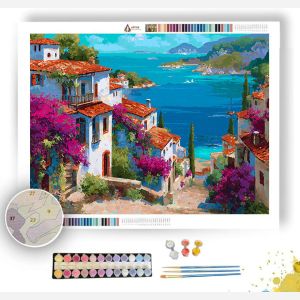 MEDITERRANEAN VILLAGE - Paint by Numbers Full Kit
