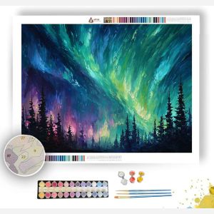 NORTHERN LIGHTS - Paint by Numbers Full Kit