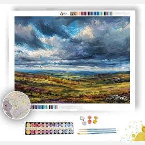 SCOTTISH MOORLAND - Paint by Numbers Full Kit