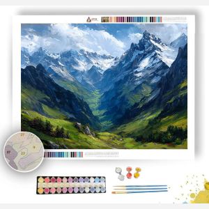 SWISS ALPS - Paint by Numbers Full Kit