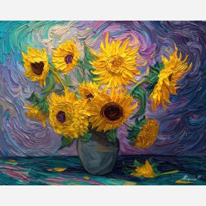 A BOUQUET OF SUNFLOWERS