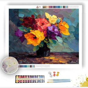 A VASE OF FLOWERS - Paint by Numbers Full Kit