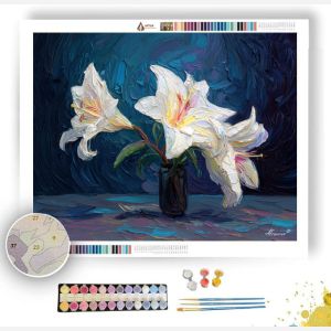 A VASE OF LILIES - Paint by Numbers Full Kit
