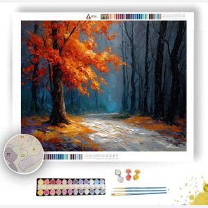 AUTUMNS LAST GLOW - Paint by Numbers Full Kit