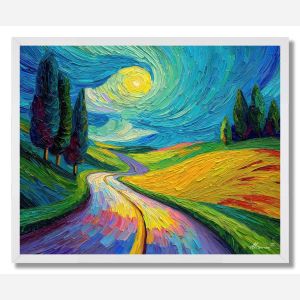 RAINBOW ROAD - FRAMED