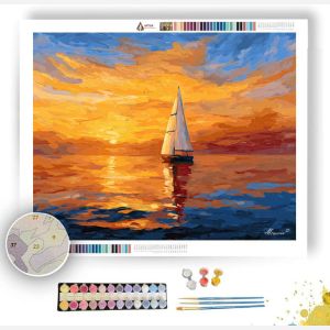 SAILBOAT ON THE SEA - Paint by Numbers Full Kit