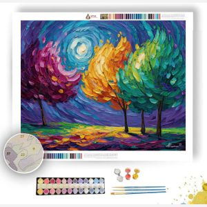 THE DANCING TREES - Paint by Numbers Full Kit