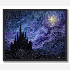 THE GHOSTLY CASTLE - FRAMED