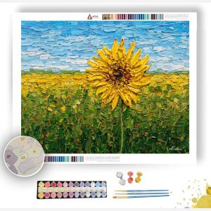 THE GOLDEN SUNFLOWER - Paint by Numbers Full Kit