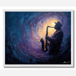 THE JAZZ CLUB - FRAMED