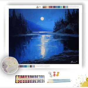 THE MOONS REFLECTION - Paint by Numbers Full Kit