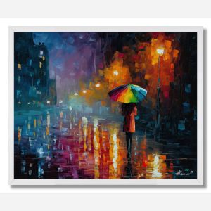 THE RAINBOW UMBRELLA - FRAMED