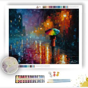 THE RAINBOW UMBRELLA - Paint by Numbers Full Kit