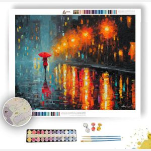 THE RED UMBRELLA - Paint by Numbers Full Kit