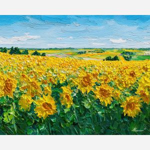 THE SUNFLOWER FIELD