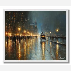 THE WINTER CITY - FRAMED