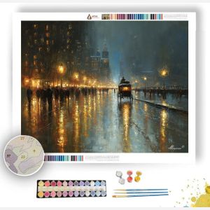 THE WINTER CITY - Paint by Numbers Full Kit