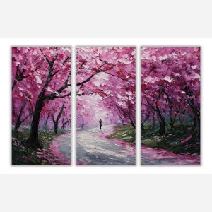 CHERRY BLOSSOM PATH - SET OF 3
