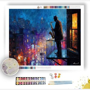 INDIGO INTERLUDE - Paint by Numbers Full Kit