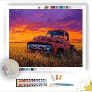 RUSTED RHAPSODY - Paint by Numbers Full Kit