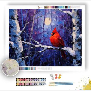 SCARLET SENTINEL - Paint by Numbers Full Kit