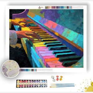 RAINBOW KEYS - Paint by Numbers Full Kit