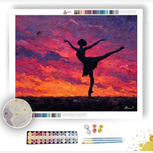 SUNSET PLIE - Paint by Numbers Full Kit