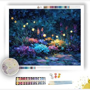 NIGHT GARDEN - Paint by Numbers Full Kit