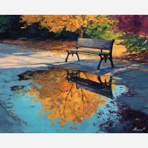 PARK BENCH REFLECTION