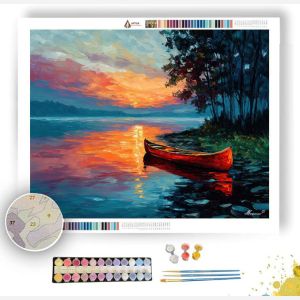 LAKESIDE SILENCE - Paint by Numbers Full Kit