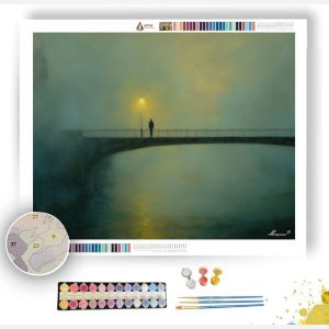 FOGGY BRIDGE - Paint by Numbers Full Kit