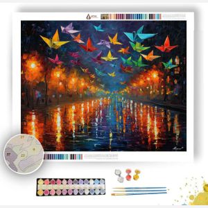 PAPER BIRDS - Paint by Numbers Full Kit