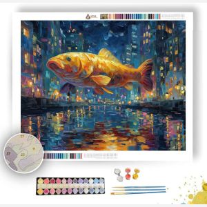 GILDED FISH - Paint by Numbers Full Kit