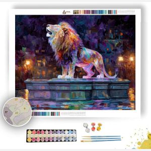 GLASS LION - Paint by Numbers Full Kit