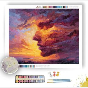 FRACTAL FACE - Paint by Numbers Full Kit