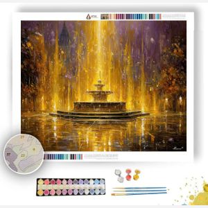GOLD RAIN - Paint by Numbers Full Kit