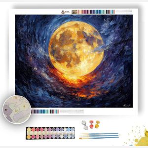 VEINED MOON - Paint by Numbers Full Kit