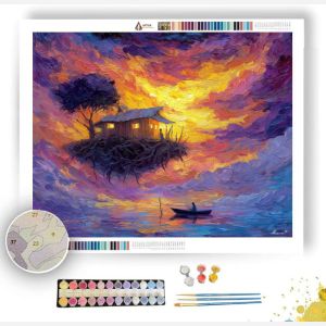 FLOATING ISLANDER - Paint by Numbers Full Kit