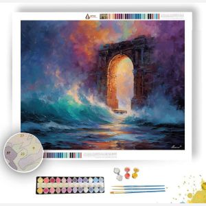 SHIMMERING GATE - Paint by Numbers Full Kit
