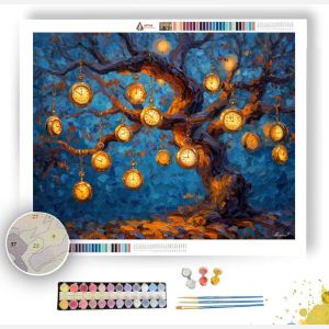 CLOCK TREE - Paint by Numbers Full Kit
