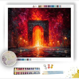 CRIMSON ARCH - Paint by Numbers Full Kit