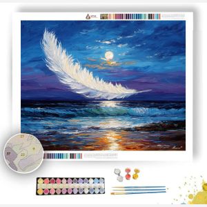 FEATHERED MOON - Paint by Numbers Full Kit