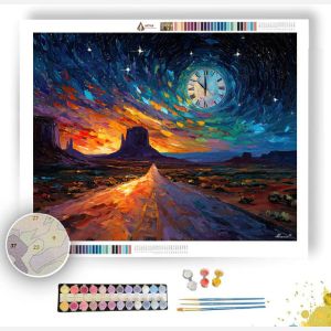 STAR CLOCK - Paint by Numbers Full Kit