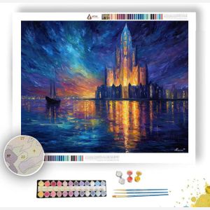 GLASS CATHEDRAL - Paint by Numbers Full Kit